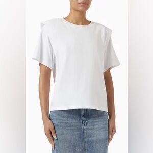 Isabel Marant Short-sleeve white cotton T-shirt | Used Once - Like New